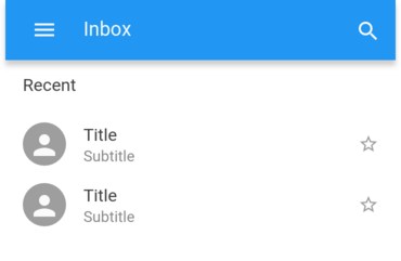 Inbox Menu